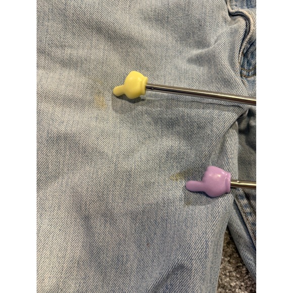 VTG Levi's 505 Regular Fit Straight Leg Mens Jeans 36x32 Light Wash Denim 90's * - Picture 11 of 16